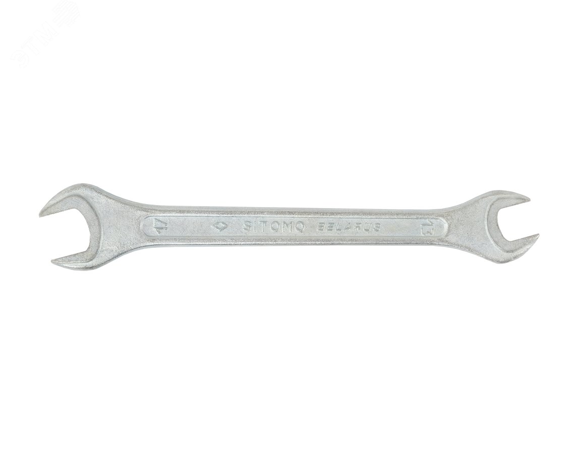 Изображение товара Ключ гаечный рожковый двусторонний 13x17 оцинкованный (шт)
