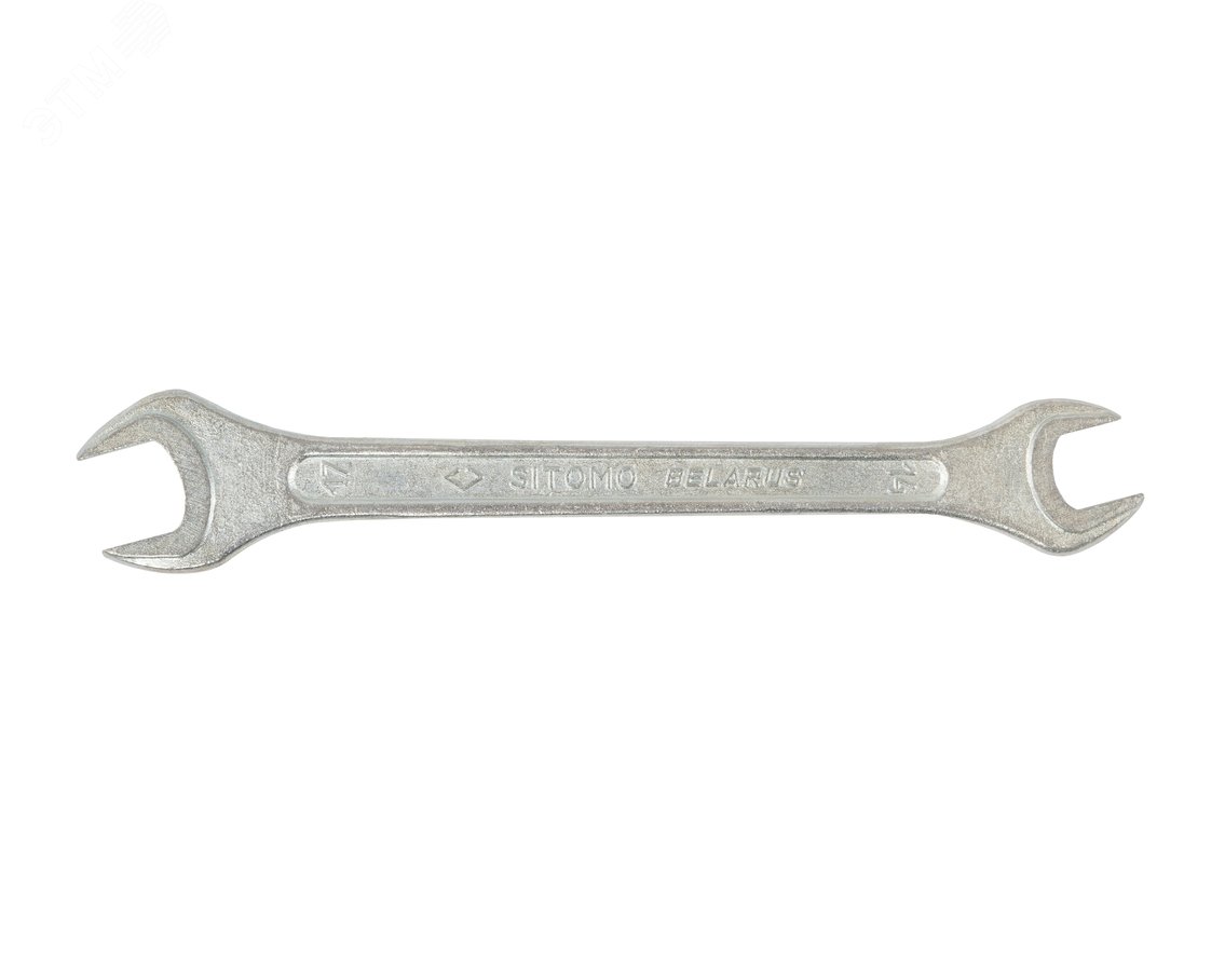 Изображение товара Ключ гаечный рожковый двусторонний 14x17 оцинкованный (шт)