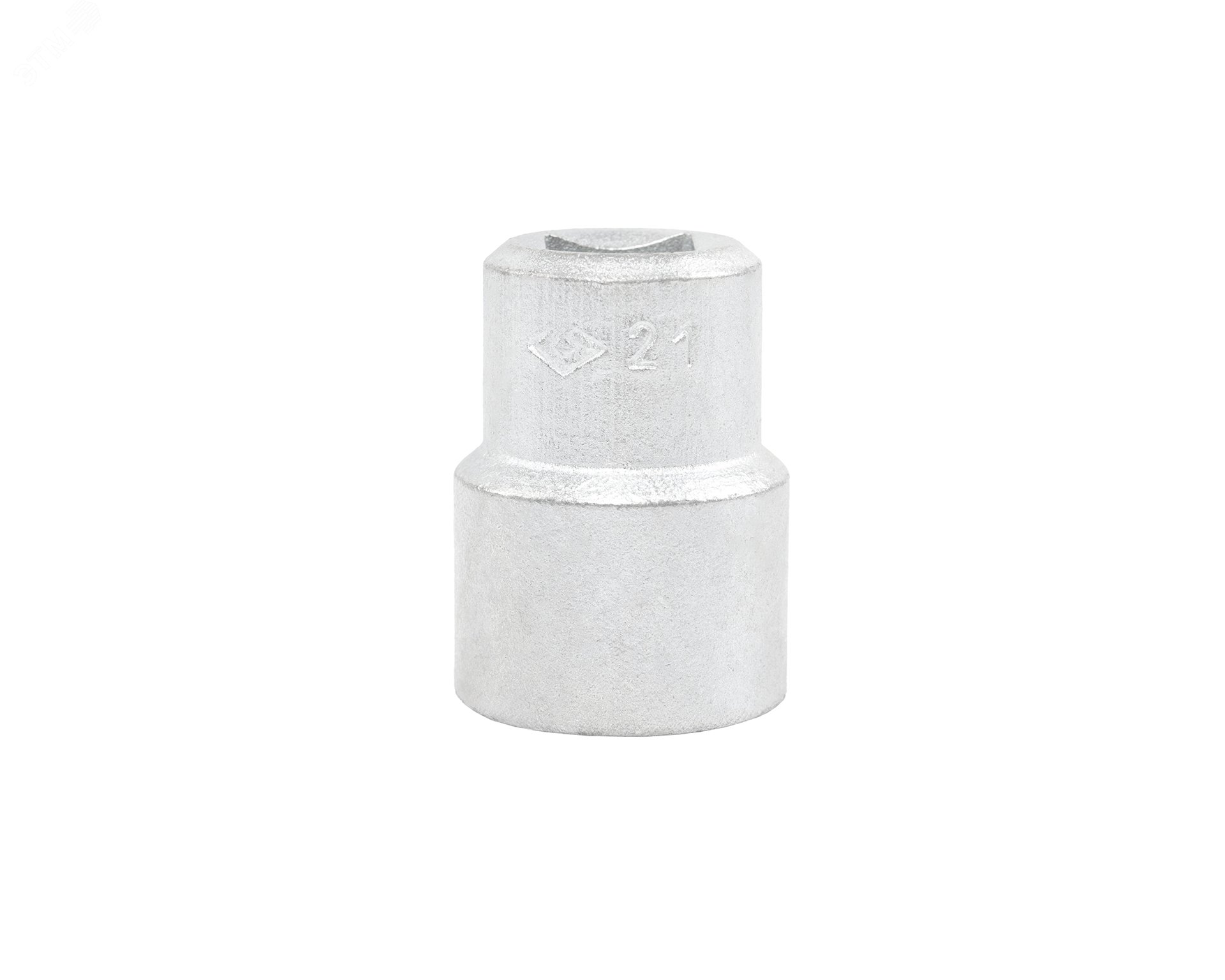 Изображение товара Головка торцевая сменная 21 оцинкованная 1/2'' Высокая износостойкость