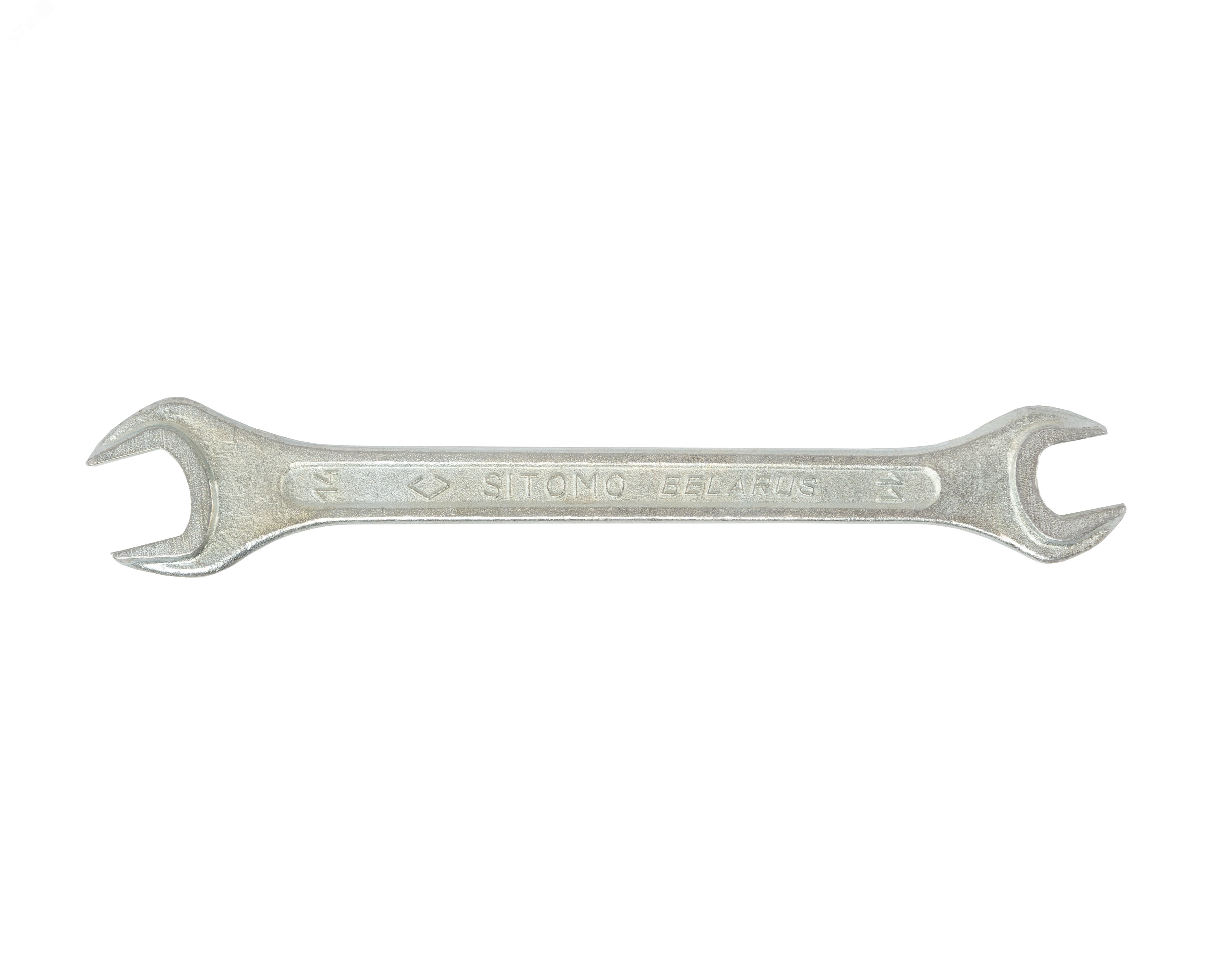 Изображение товара Ключ гаечный рожковый двусторонний 11x14 оцинкованный Беларуси