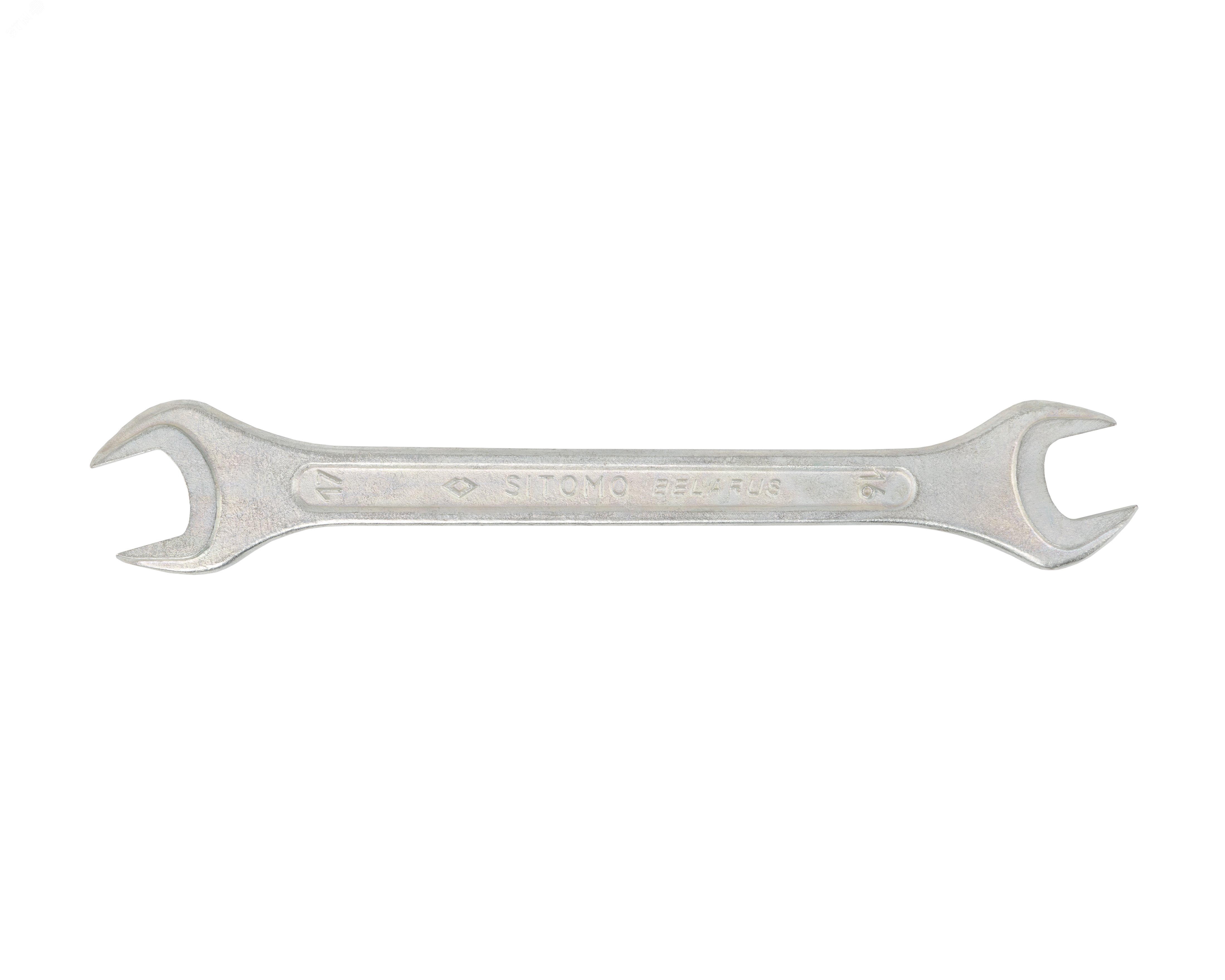 Изображение товара Гаечный рожковый двусторонний ключ 16x17 оцинкованный высокого качества