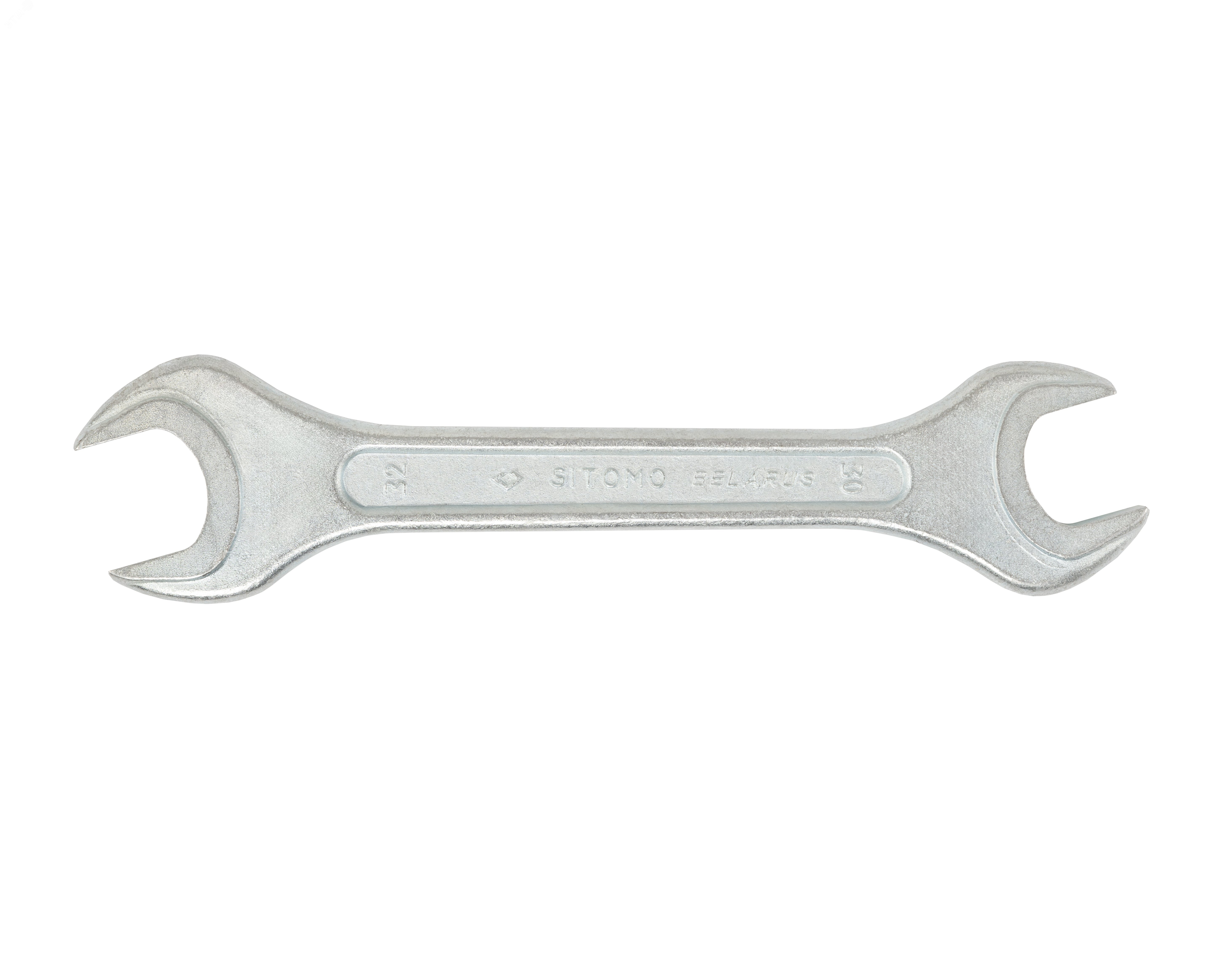 Изображение товара Ключ гаечный рожковый двусторонний 30x32 оцинкованный