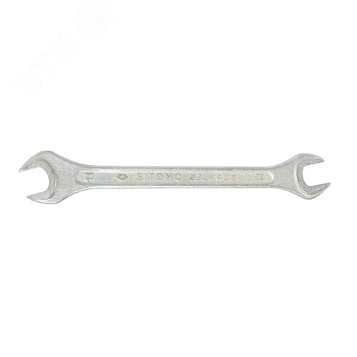 Изображение товара Ключ гаечный рожковый двусторонний 11x13 оцинкованный (шт)