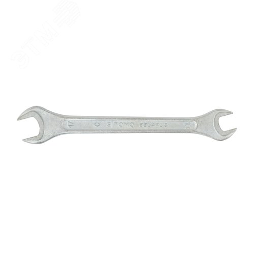 Изображение товара Ключ гаечный рожковый двусторонний 13x17 оцинкованный (шт)