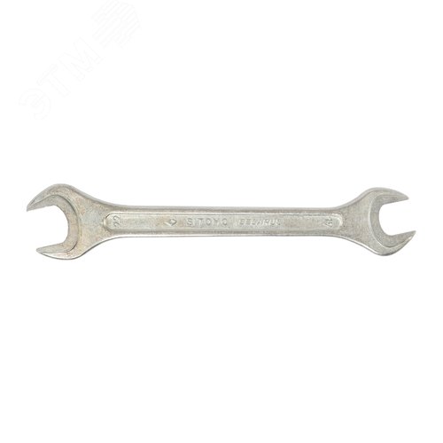 Изображение товара Ключ гаечный рожковый двусторонний 19x22 оцинкованный (шт)