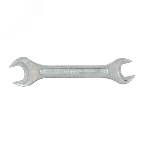 Изображение товара Ключ гаечный рожковый двусторонний 27x30 оцинкованный (шт)