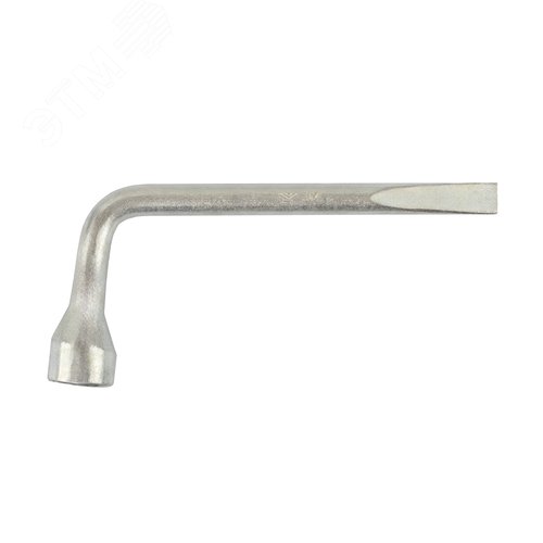 Изображение товара Ключ торцовый внутренний шестигранный 19 изогнутый односторонний с лопаткой оцинкованный (шт)