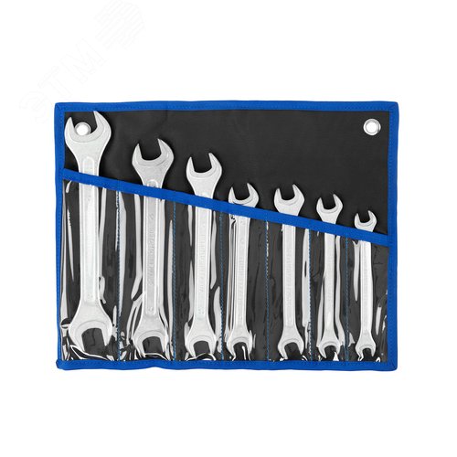 Изображение товара Набор ключей гаечных КГД-7 (8-22) ПВХ сумка (шт)