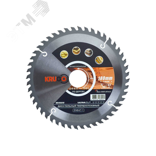 Изображение товара Пильный диск 180 x 2.2/1.4 x 48T x 30mm KRUGO (шт)