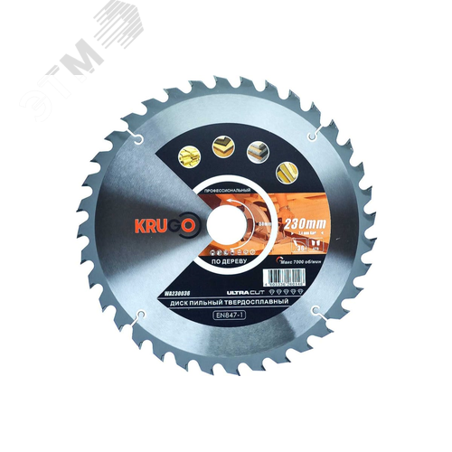 Изображение товара Пильный диск 230 x 2.4/1.6 x 36T x 30mm KRUGO (шт)