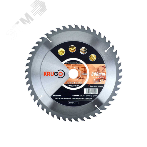 Изображение товара Пильный диск 300 x 3.2/2.2 x 48T x 30mm KRUGO (шт)