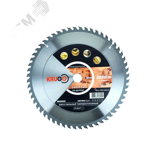 Изображение товара Пильный диск 350 x 3.4/2.4 x 56T x 30mm KRUGO (шт)