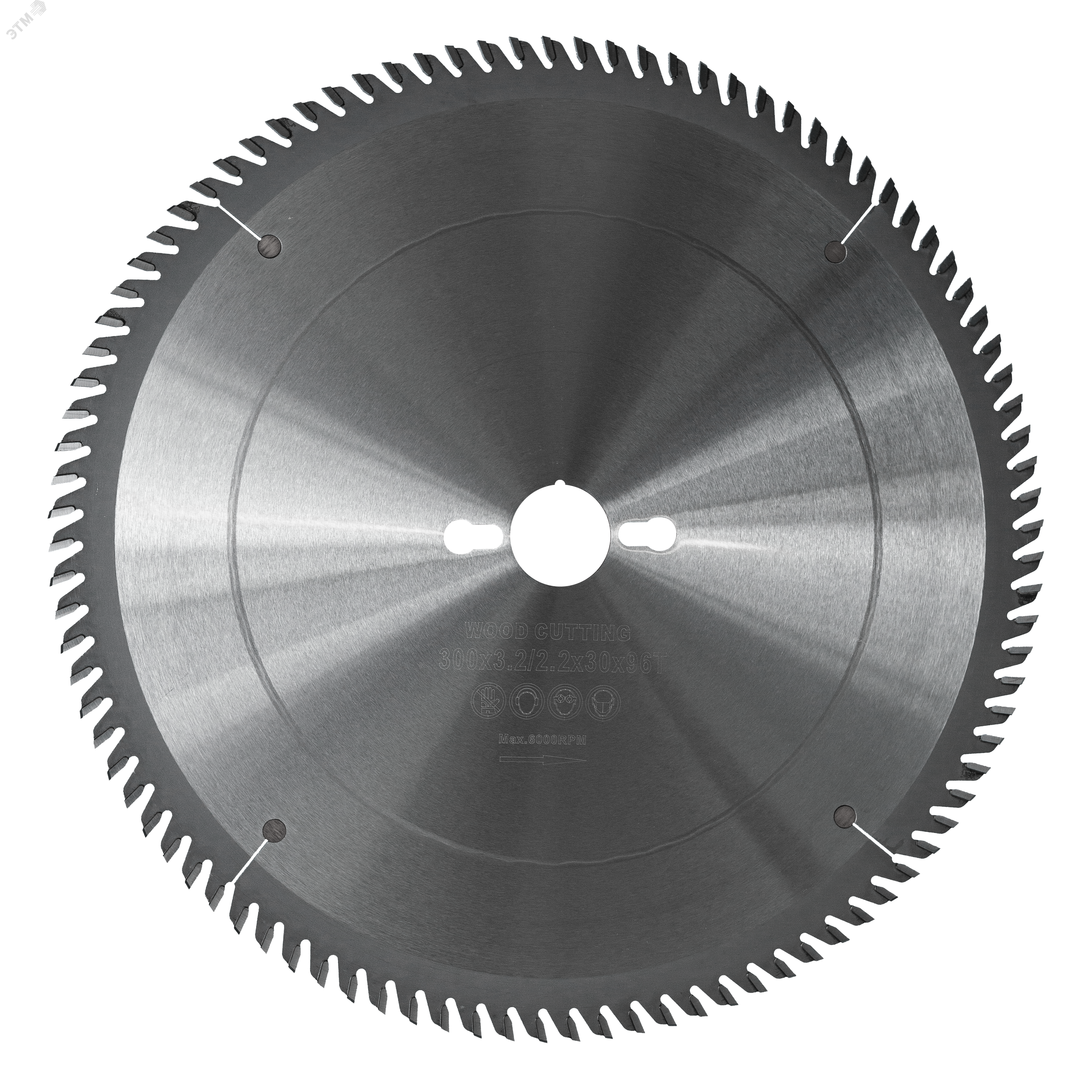 Изображение товара Пильный диск 300 x 3.2/2.2 x 96T x 30mm проф (шт)