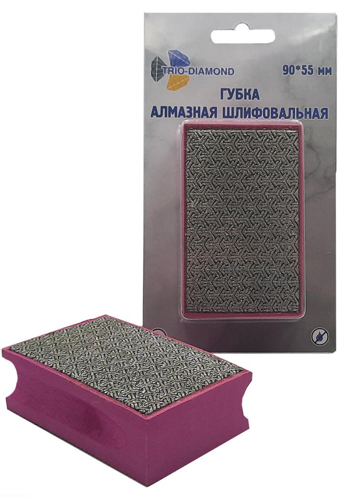 Губка алмазная шлифовальная 90х55 мм, № 200