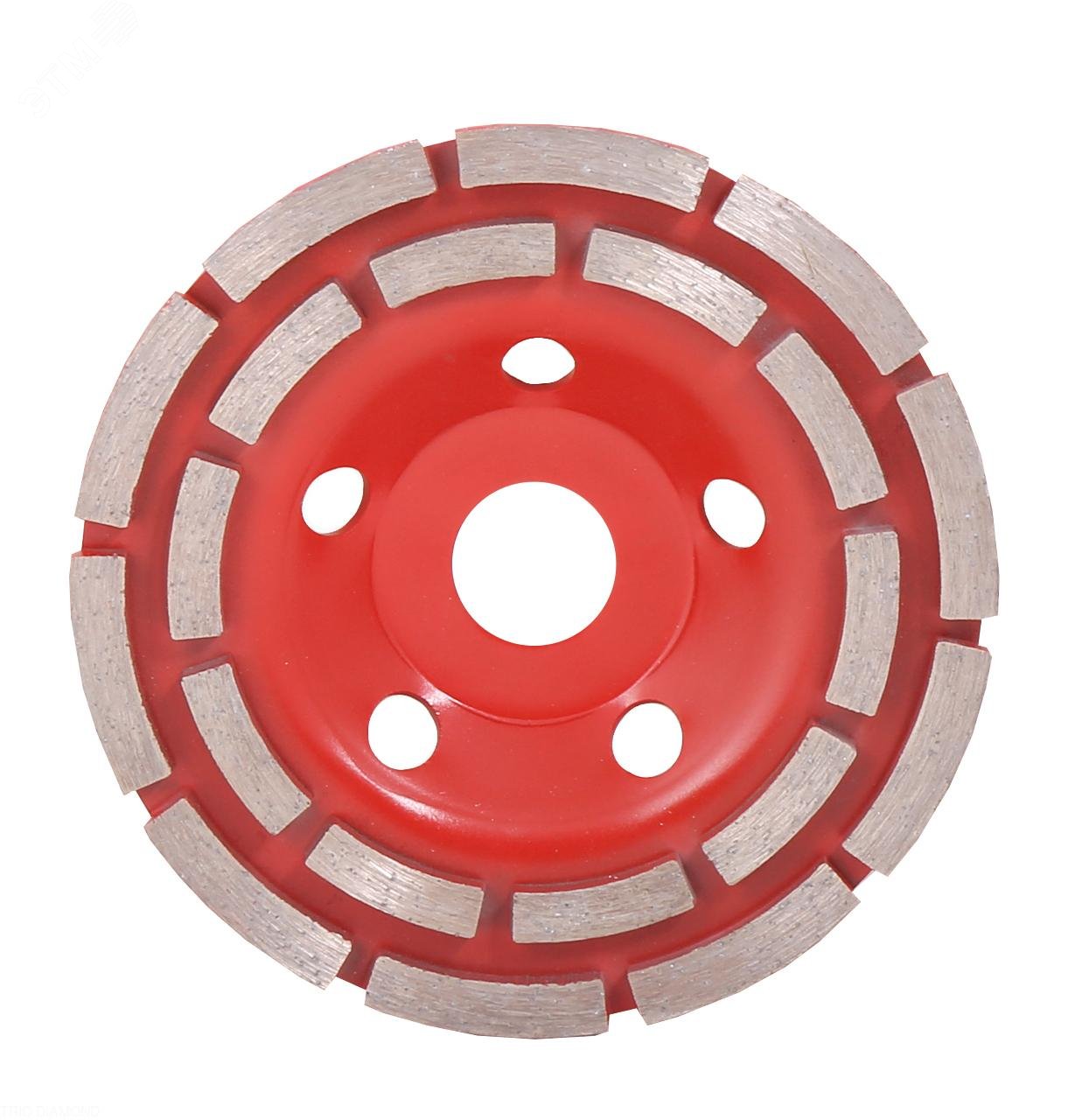 Изображение товара Чашка алмазная 125 сегментная двухрядная TCW153 для бетонных и каменных поверхностей