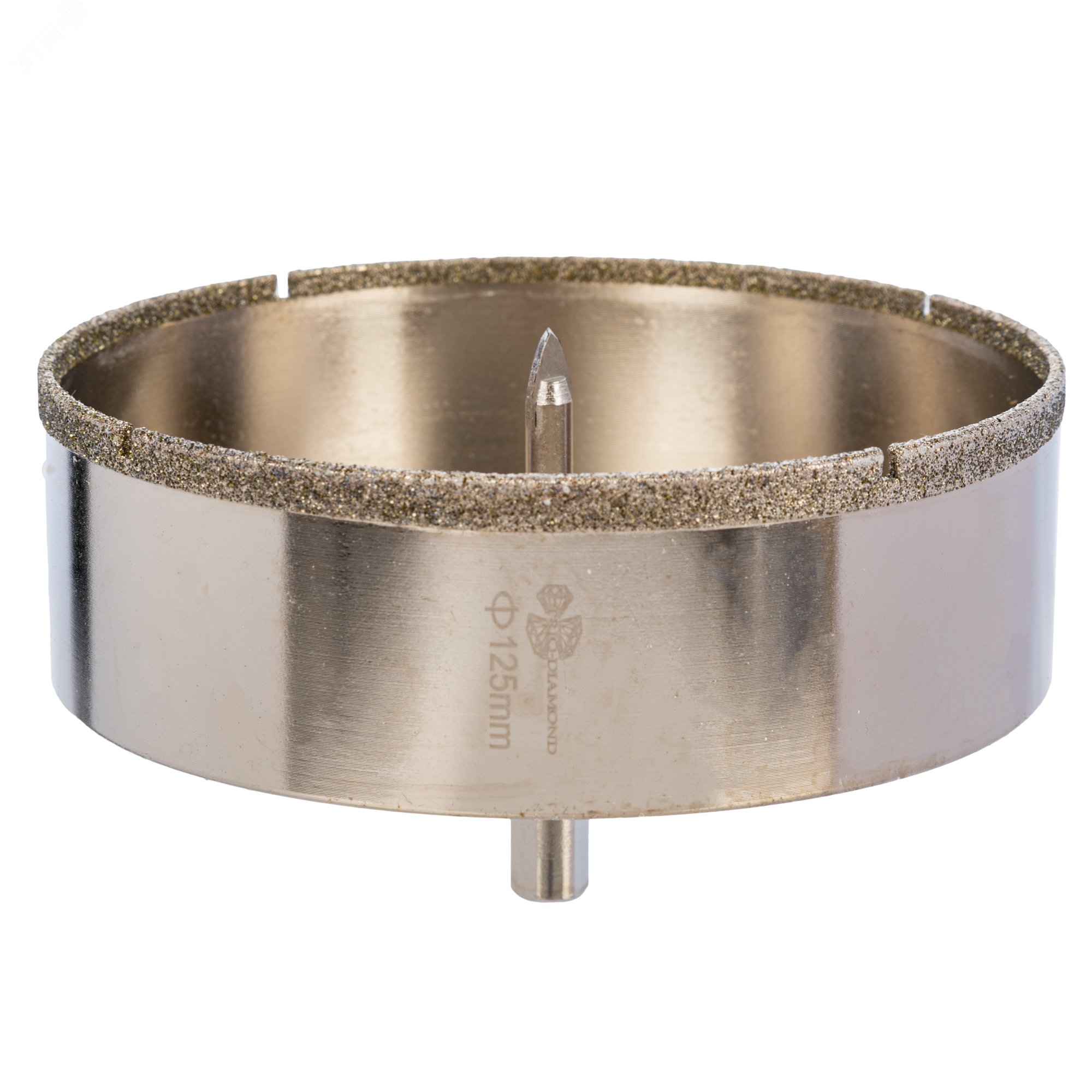 Изображение товара Коронка алмазная с центрирующим сверлом 125 мм для плитки и стекла