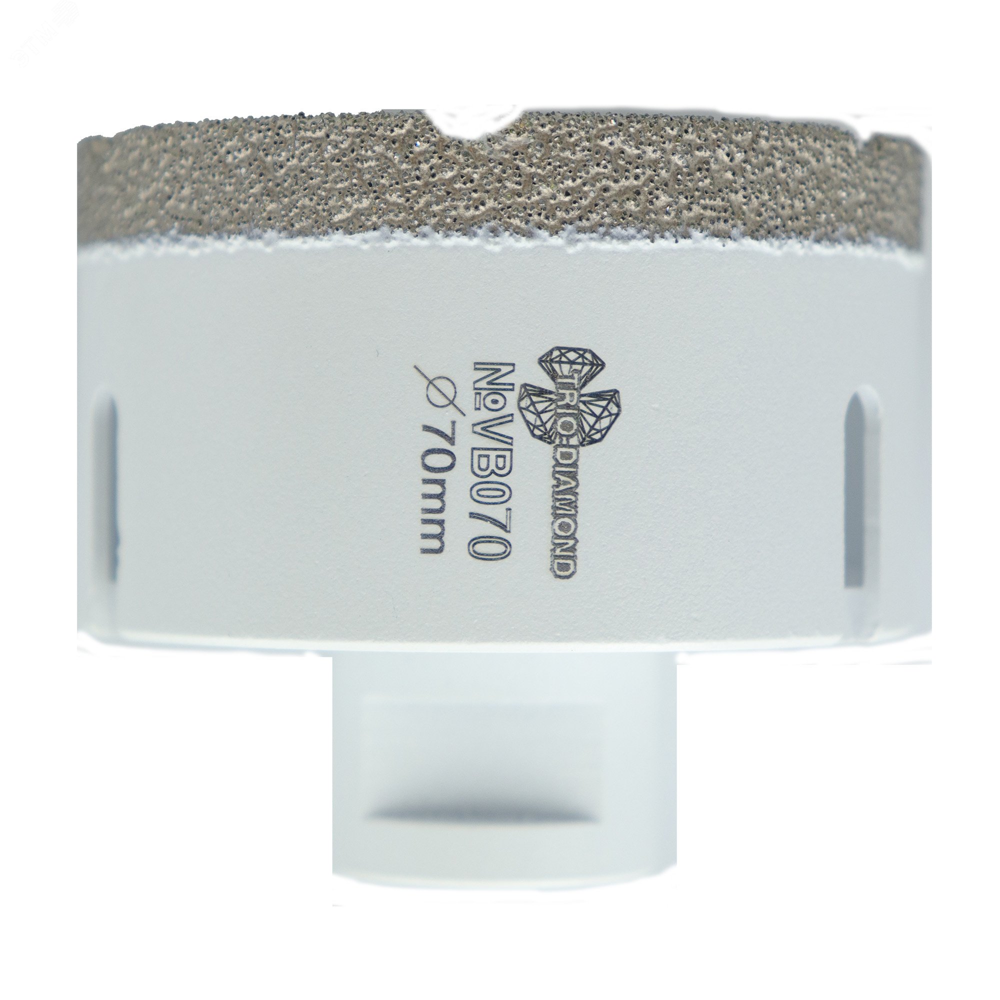 Изображение товара Коронка алмазная с техническим воском 70 мм Vacuum Brazed М14 для сухого мокрого сверления