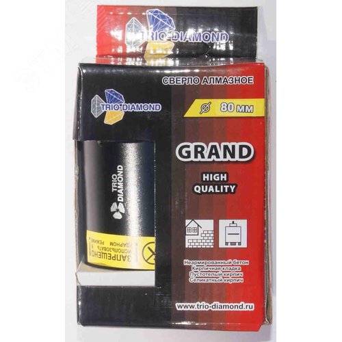 Изображение товара Коронка алмазная по бетону 80 мм (шт)