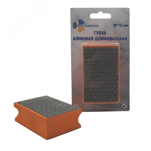 Изображение товара Губка алмазная шлифовальная 90х55 мм, № 100 (шт)