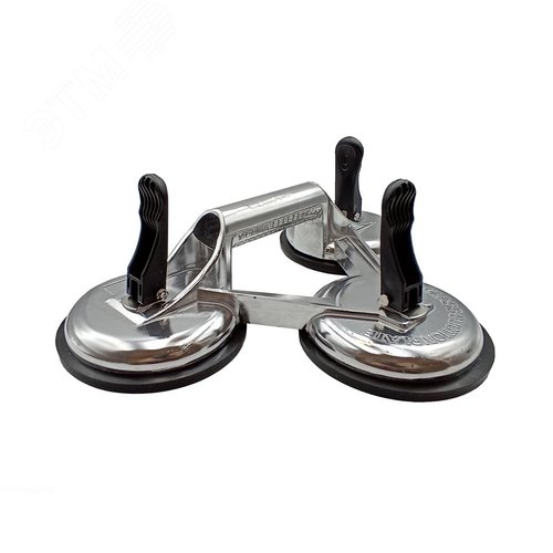 Изображение товара Присоска алюминиевая зажимная тройная для плитки и стекла 118 мм (шт)