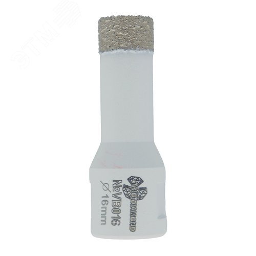 Изображение товара Коронка алмазная с техническим воском 16 мм, Vacuum Brazed, посадка М14, сухое, мокрое сверление (шт)