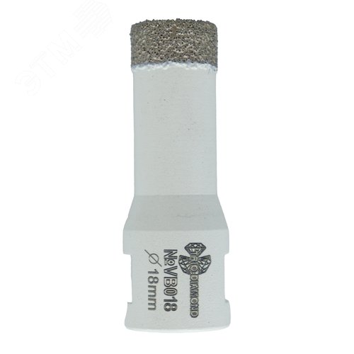 Изображение товара Коронка алмазная с техническим воском 18 мм, Vacuum Brazed, посадка М14, сухое, мокрое сверление (шт)