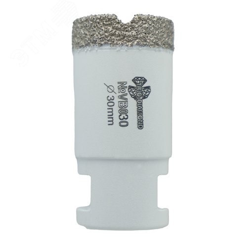 Изображение товара Коронка алмазная с техническим воском 30 мм, Vacuum Brazed, посадка М14, сухое, мокрое сверление (шт)