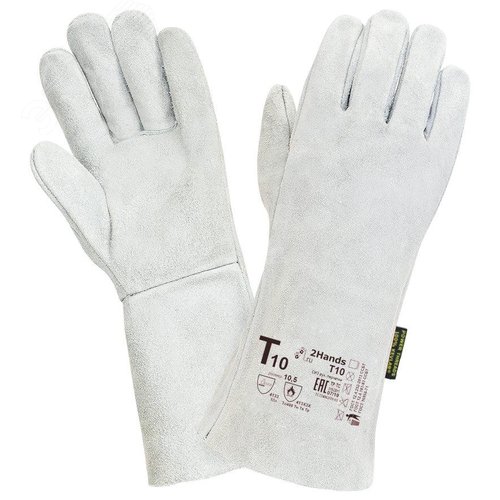 Изображение товара Перчатки (краги) 2Hands Т10 ECO3, р-р 10,5, спилок КРС (пар)