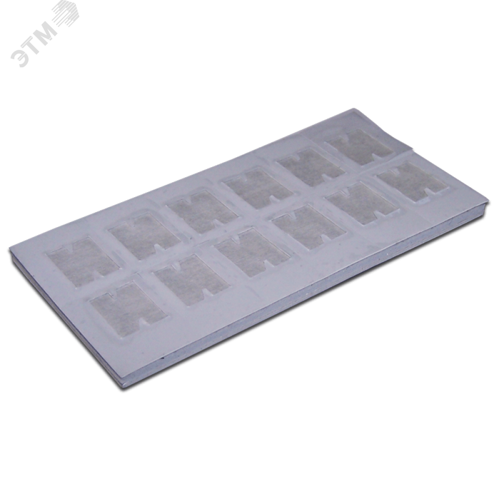 Изображение товара Карточка для очистки оптических разъемов 12 окошек LANMASTER