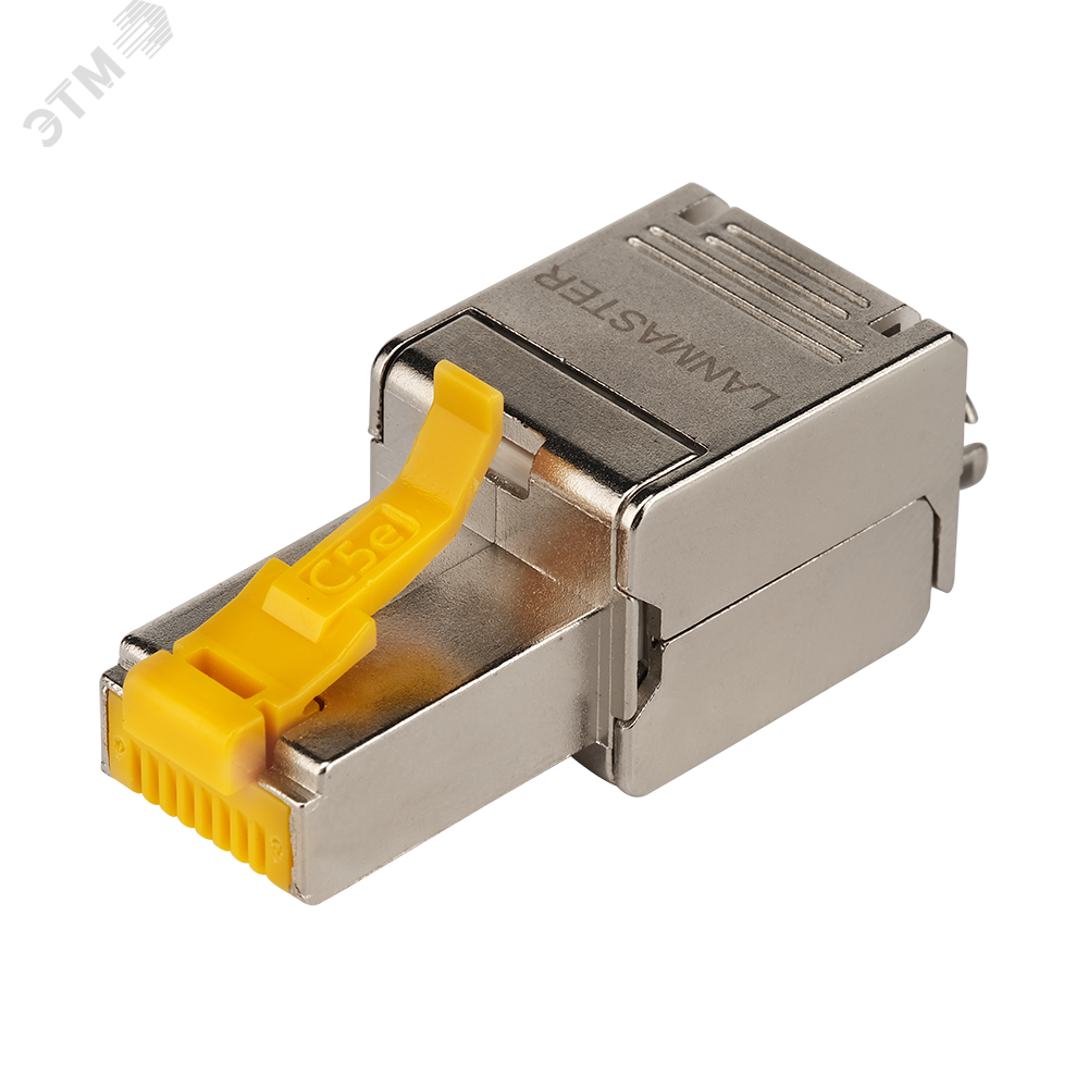 Изображение товара Коннектор полевой RJ45 8P8C, экранированный, кат.5E (шт)