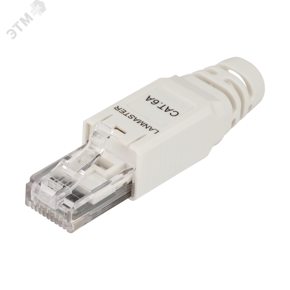 Изображение товара Коннектор полевой RJ45 8P8C, неэкранированный, кат.6A (шт)