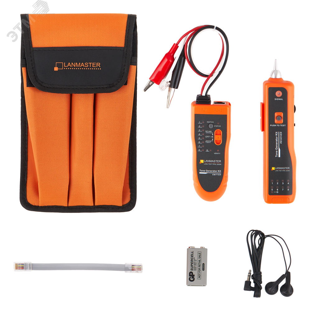 Изображение товара Набор для трассировки щуп и тон-генератор с тестированием витой пары
