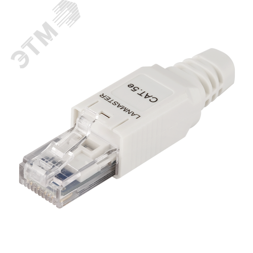Изображение товара Коннектор полевой RJ45 8P8C, неэкранированный, кат.5E (шт)