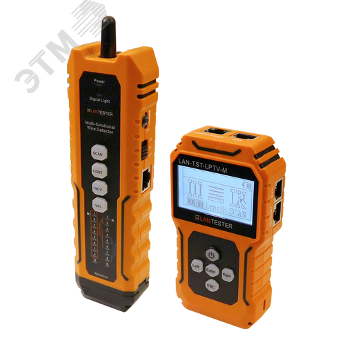 Изображение товара Тестер кабельный с измерением длины, трассировкой и определением POE, монохромный (шт)