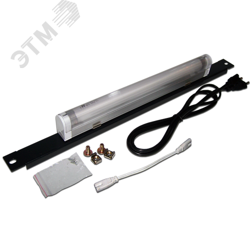 Изображение товара Лампа подсветки в настенный шкаф 19' 8W белый свет шнур 1 м (шт)