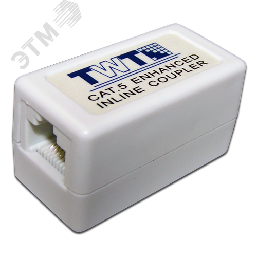 Изображение товара Адаптер проходной RJ-45, неэкранированный, категории 5е (шт)