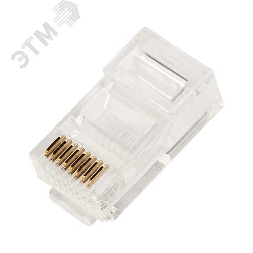 Изображение товара Коннектор RJ45 UTP 8P8C, универсальный, cat.6, 100 шт. (упак)