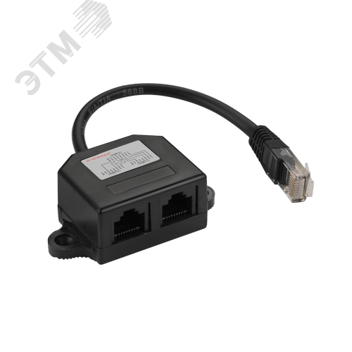 Изображение товара Разветвитель ( Y-адаптер ), 2 компьютерных порта (шт)