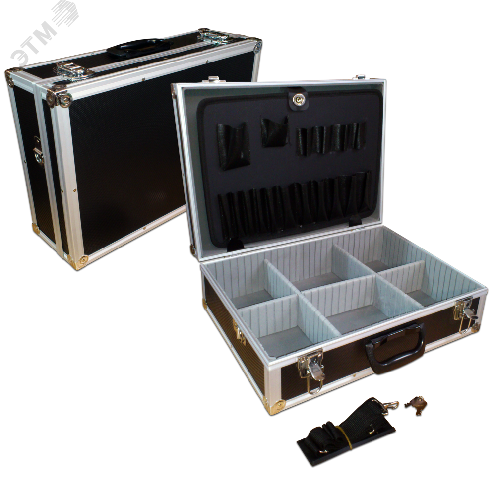 Изображение товара Чемодан для инструментов LANMASTER TWT-CASE черный 460х336х157 мм