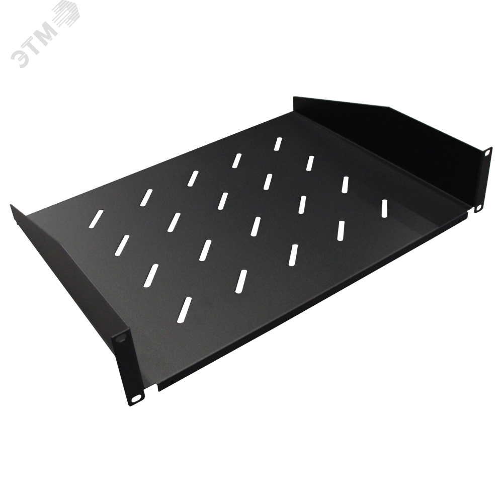 Изображение товара Фронтальная полка глубиной 300 мм 2U нагрузка 60 кг LANMASTER