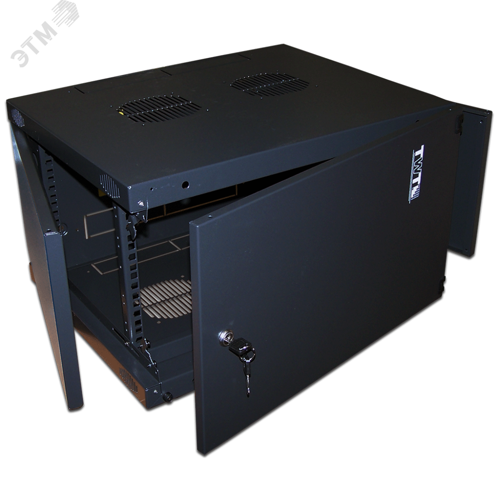 Изображение товара Шкаф настенный Next, 6U 550x600, металлическая дверь, черный (шт) Изображение товара Шкаф настенный Next, 6U 550x600, металлическая дверь, черный (шт)