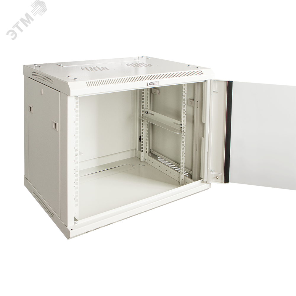 Изображение товара Настенный шкаф серии Pro 9U 600x450 стеклянная дверь LANMASTER