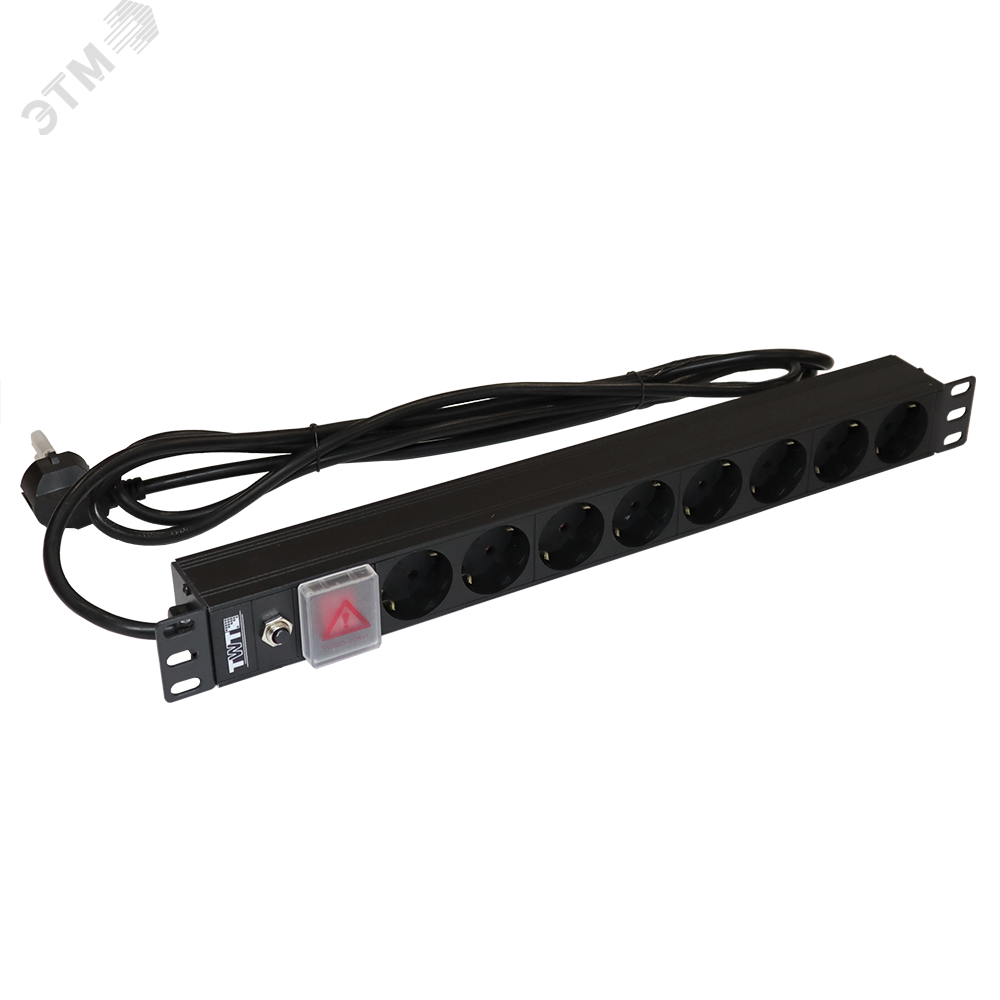 Изображение товара Блок розеток LANMASTER TWT-PDU19-16A8P-3.0 8xSchuko 16А 3м Изображение товара Блок розеток LANMASTER TWT-PDU19-16A8P-3.0 8xSchuko 16А 3м