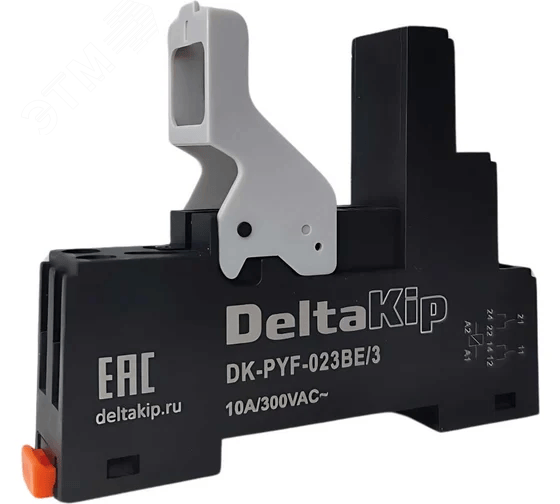 Изображение товара Колодка монтажная DK-PYF-023BE/3 для реле, трехъярусная, DIN-рейка Изображение товара Колодка монтажная DK-PYF-023BE/3 для реле, трехъярусная, DIN-рейка