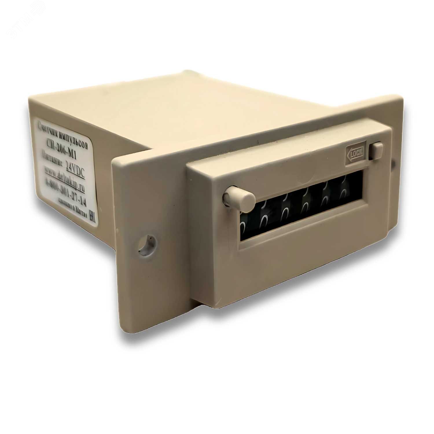 Изображение товара Счетчик импульсов DK-СИ-206-М1 24В с ручным сбросом