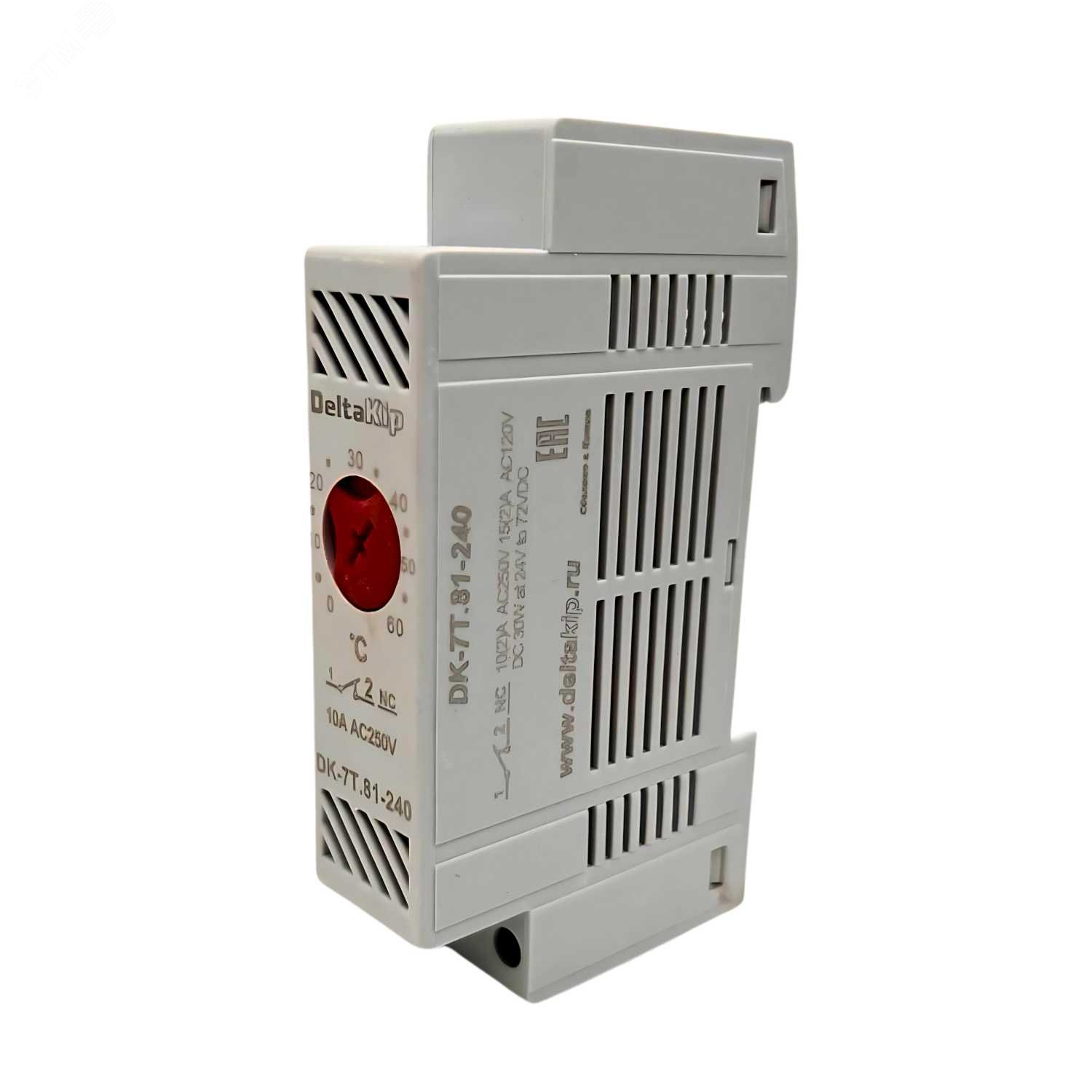 Изображение товара Модульный щитовой термостат DK-7T.81-2403 0-60С для автоматического контроля температуры