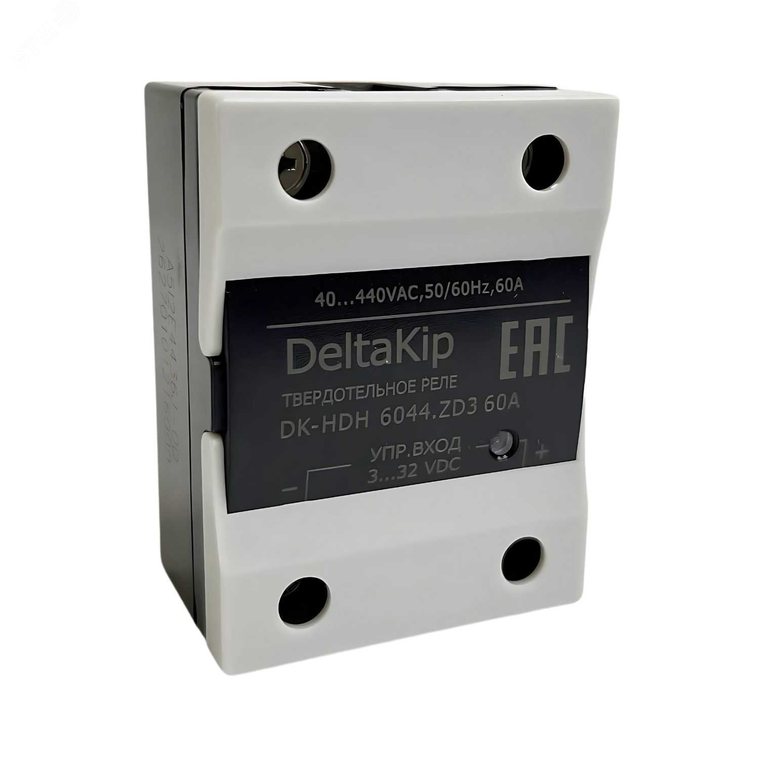 Изображение товара Однофазное твердотельное реле с нагрузкой до 60А Deltakip DK-HDH (6044.ZD3)