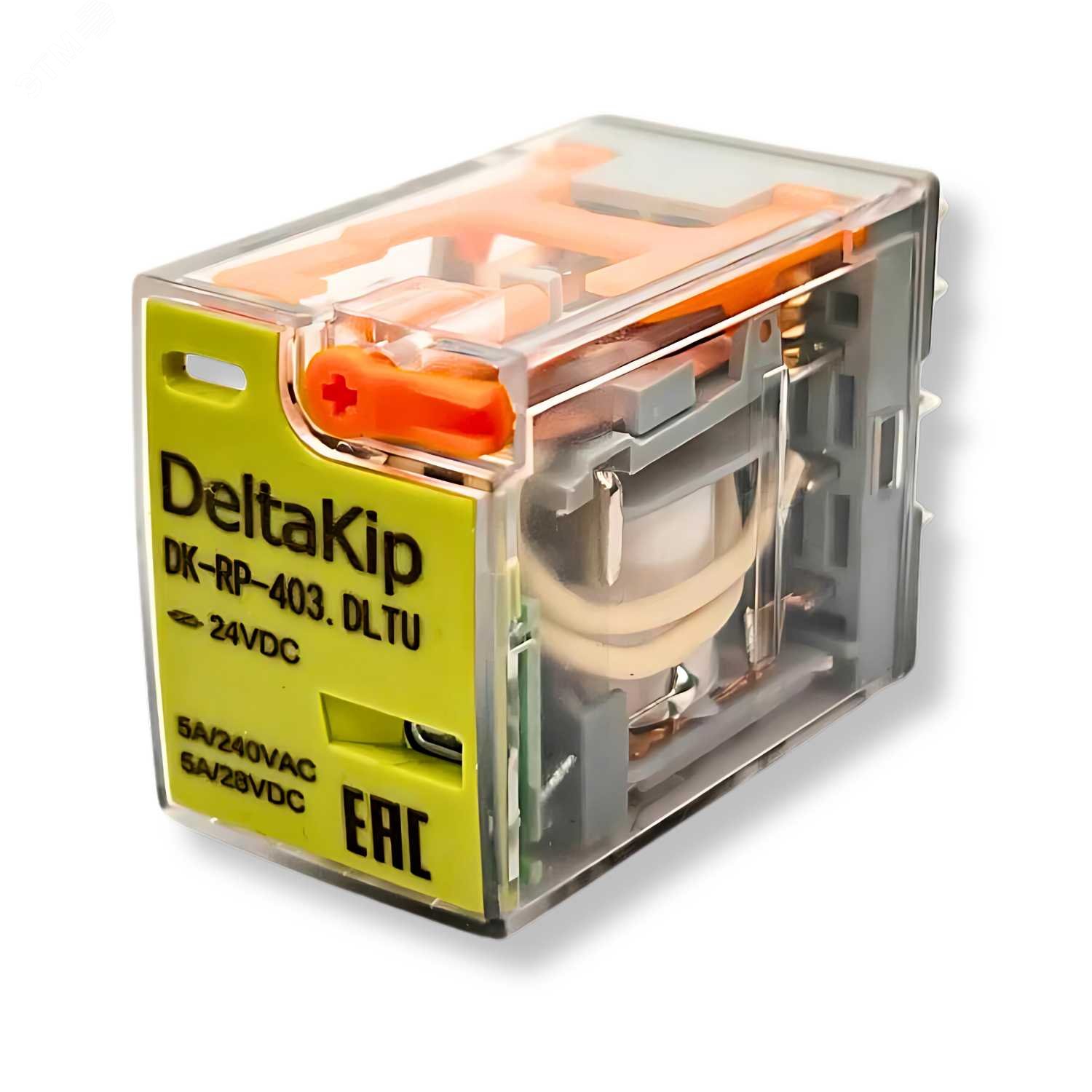 Изображение товара Промежуточные реле DeltaKip серии DK-RP (403.ALTU, 4 конт., 24V AC, 5A) (шт)