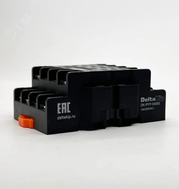 Изображение товара Монтажная колодка с винтовыми клеммами DK-PYF-045BE для 4-контактных реле