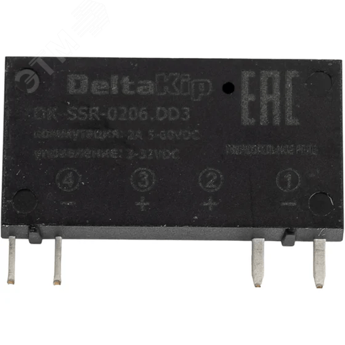 Изображение товара Реле твердотельное однофазное DK-SSR-0206.DD3 (шт)